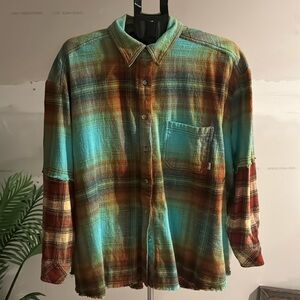 Oversized BDG button up flannel